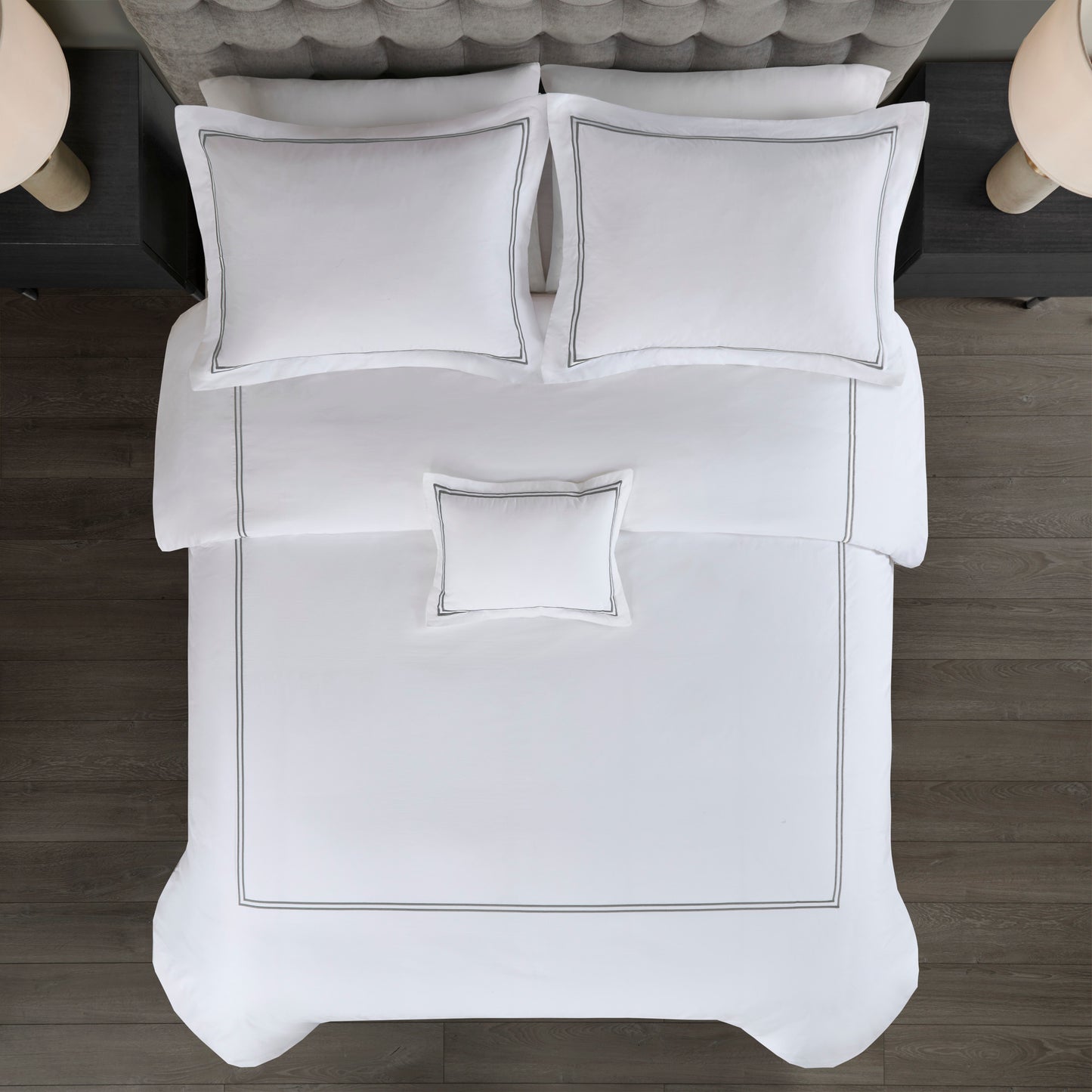 Madison Park Signature 100% Cotton Sateen Embroidered Comforter Set