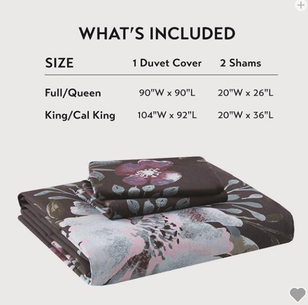 Jolene 3 Piece Cotton Duvet Cover Set