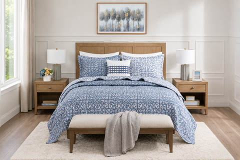 Hate Decorating? bed-in-a-bag Is the Lazy Genius Move for Any Room