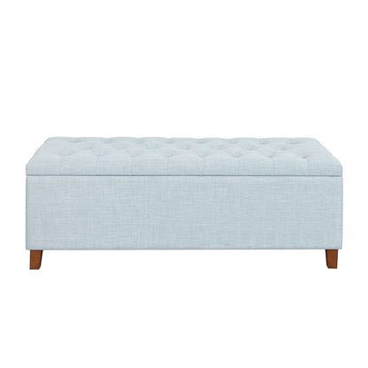 Madison Park Tufted Top Upholstered Storage Bench