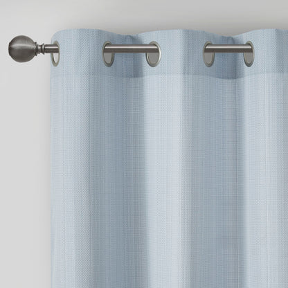 Madison Park Basketweave Room Darkening Curtain Panel Pair