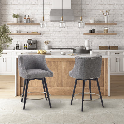Madison Park Swivel Counter Stool