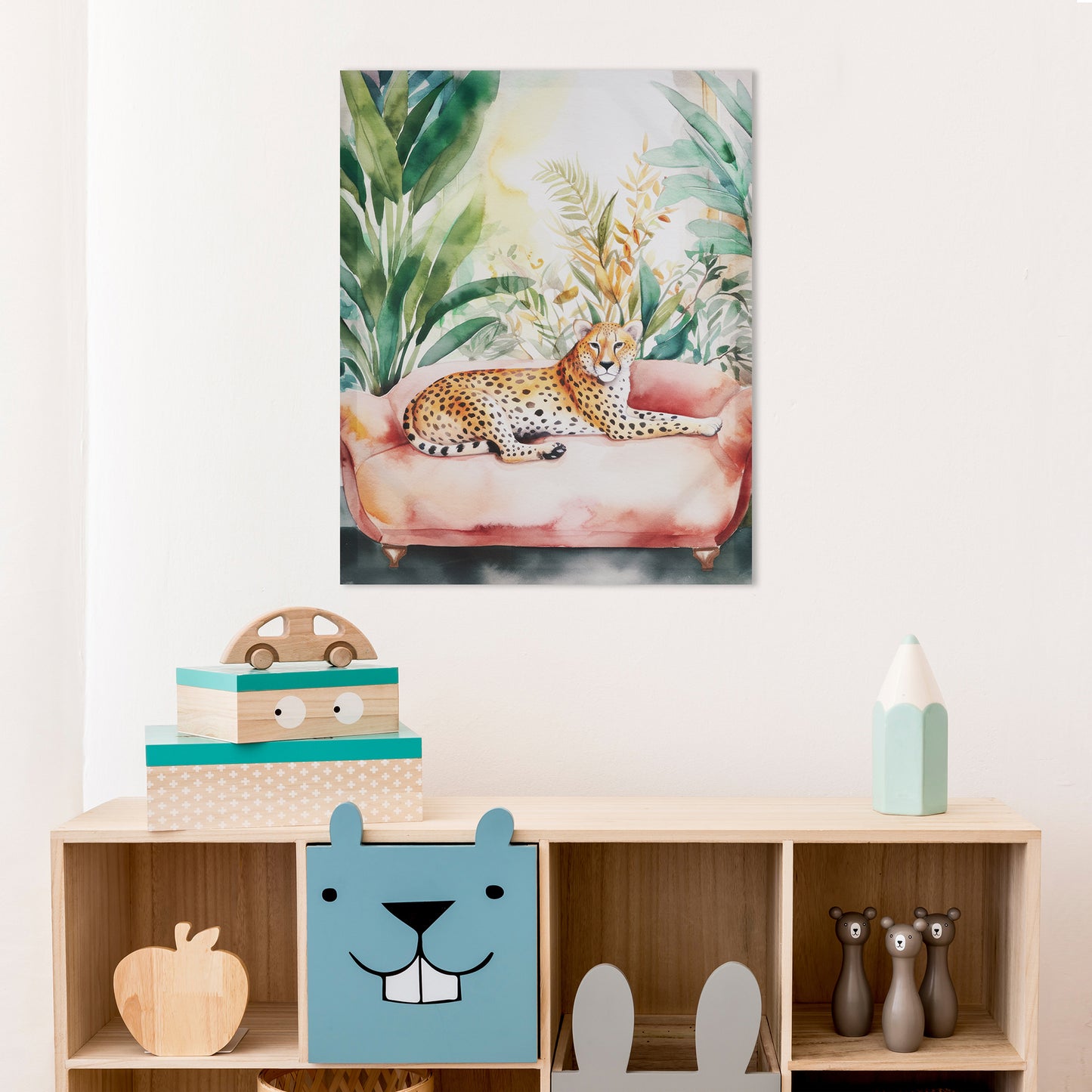 Madison Park Jungle Cheetah Canvas Wall Art