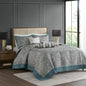 Madison Park 5 Piece Jacquard Bedspread Set with Throw Pillows