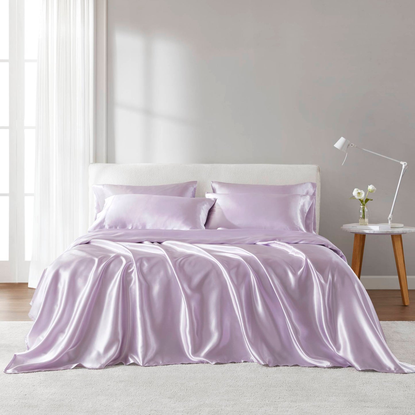 🎁 Satin Luxury Sheet Set (100% off)