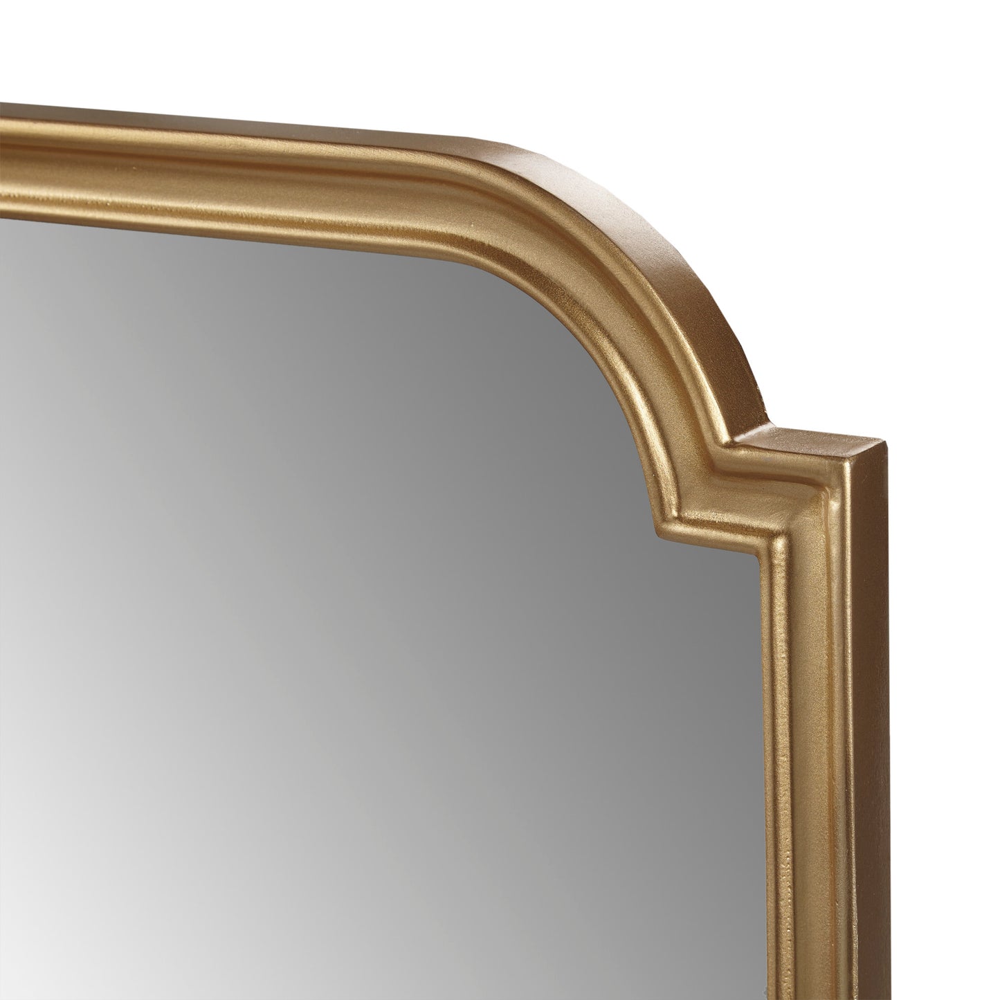 Madison Park Gold Scalloped Wood Wall Mirror