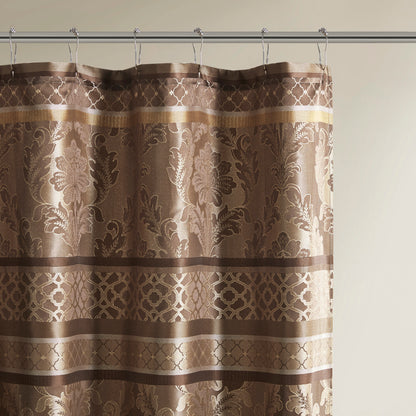 Madison Park Jacquard Shower Curtain