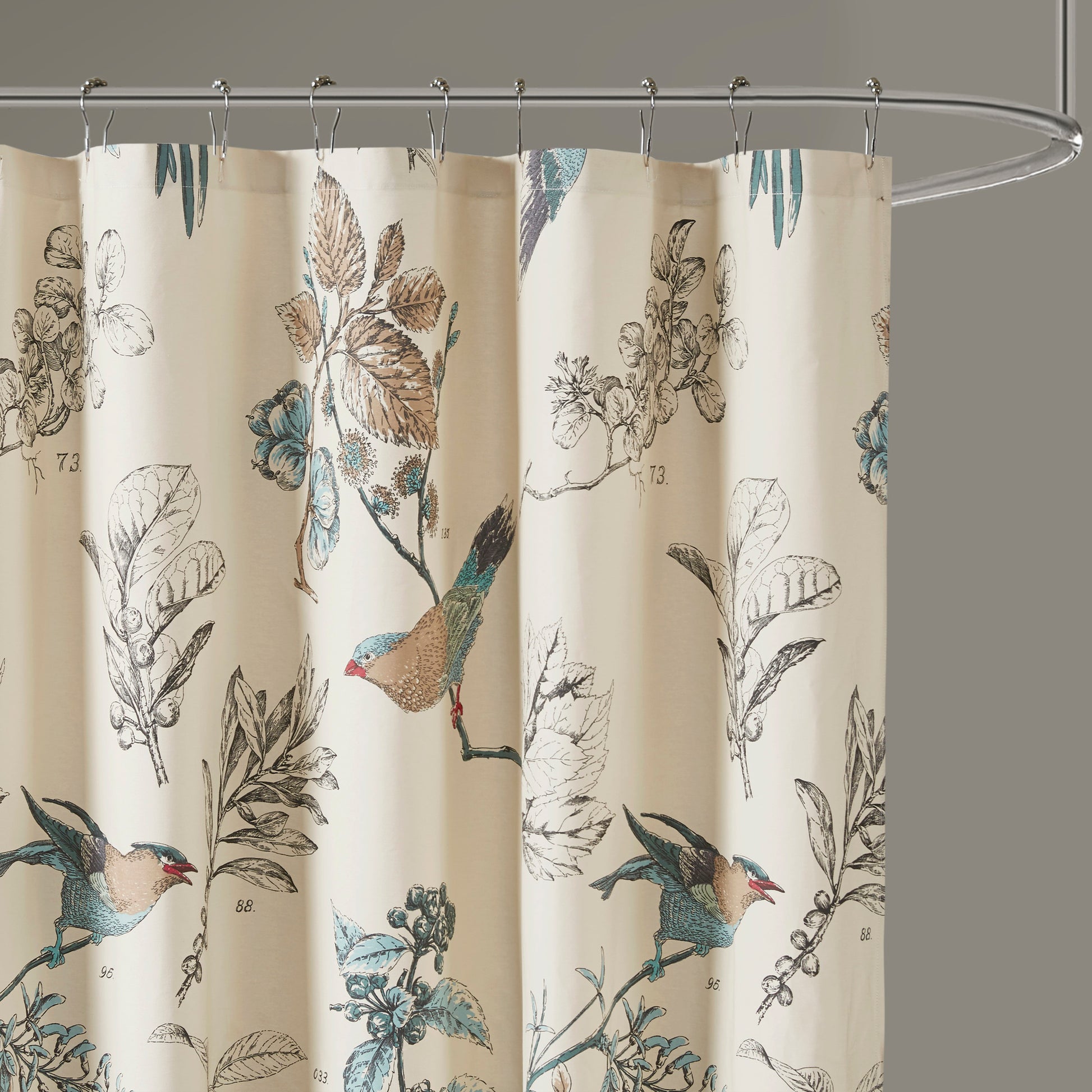 Madison Park Printed Cotton Shower Curtain