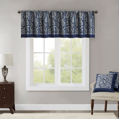 Madison Park Jacquard Window Valance