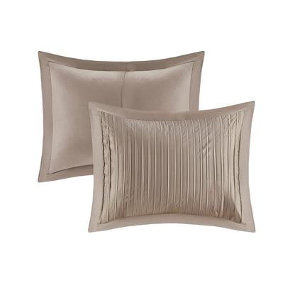 Madison Park 7 Piece Polyester Charmeuse Comforter Set