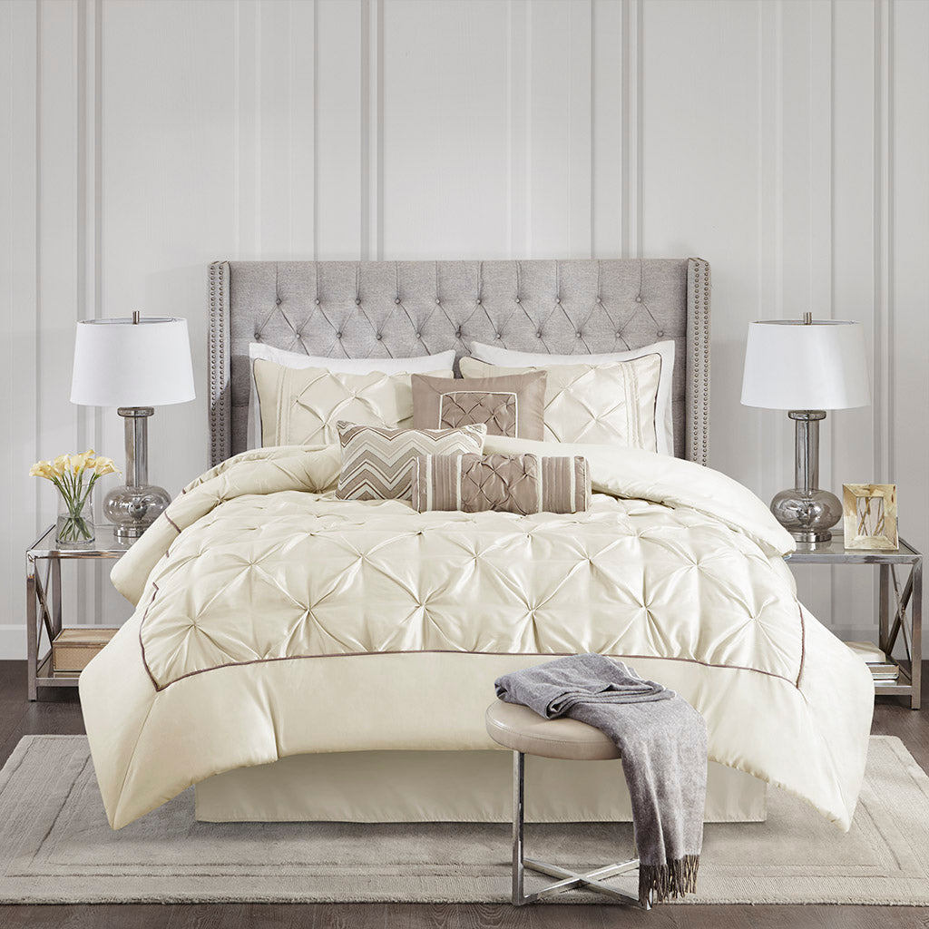 Madison Park 7 Piece Tufted Comforter Set