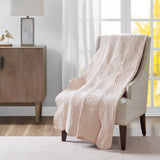 Tuscany Oversized Quilted Throw with Scalloped Edges