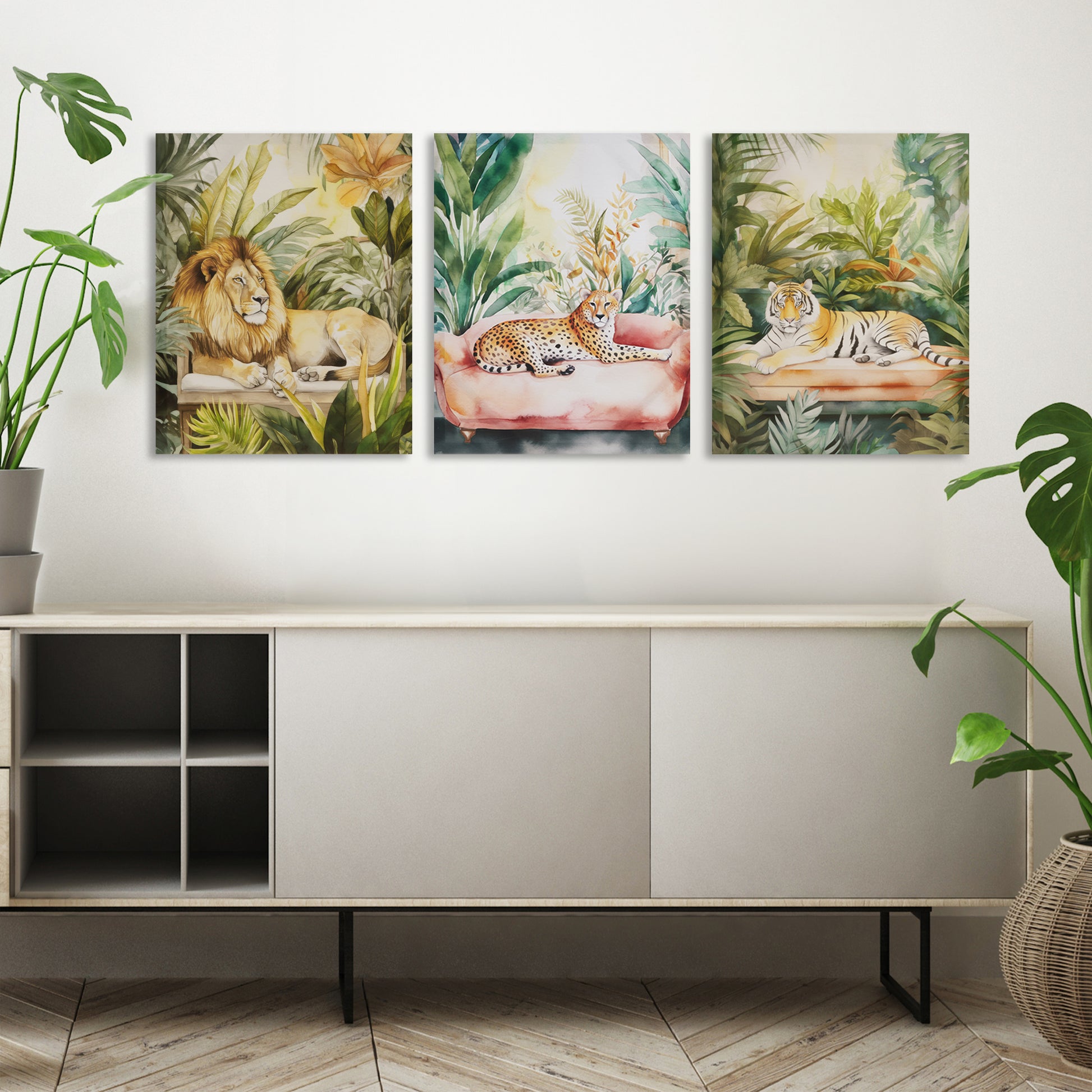 Madison Park Jungle Tiger Canvas Wall Art