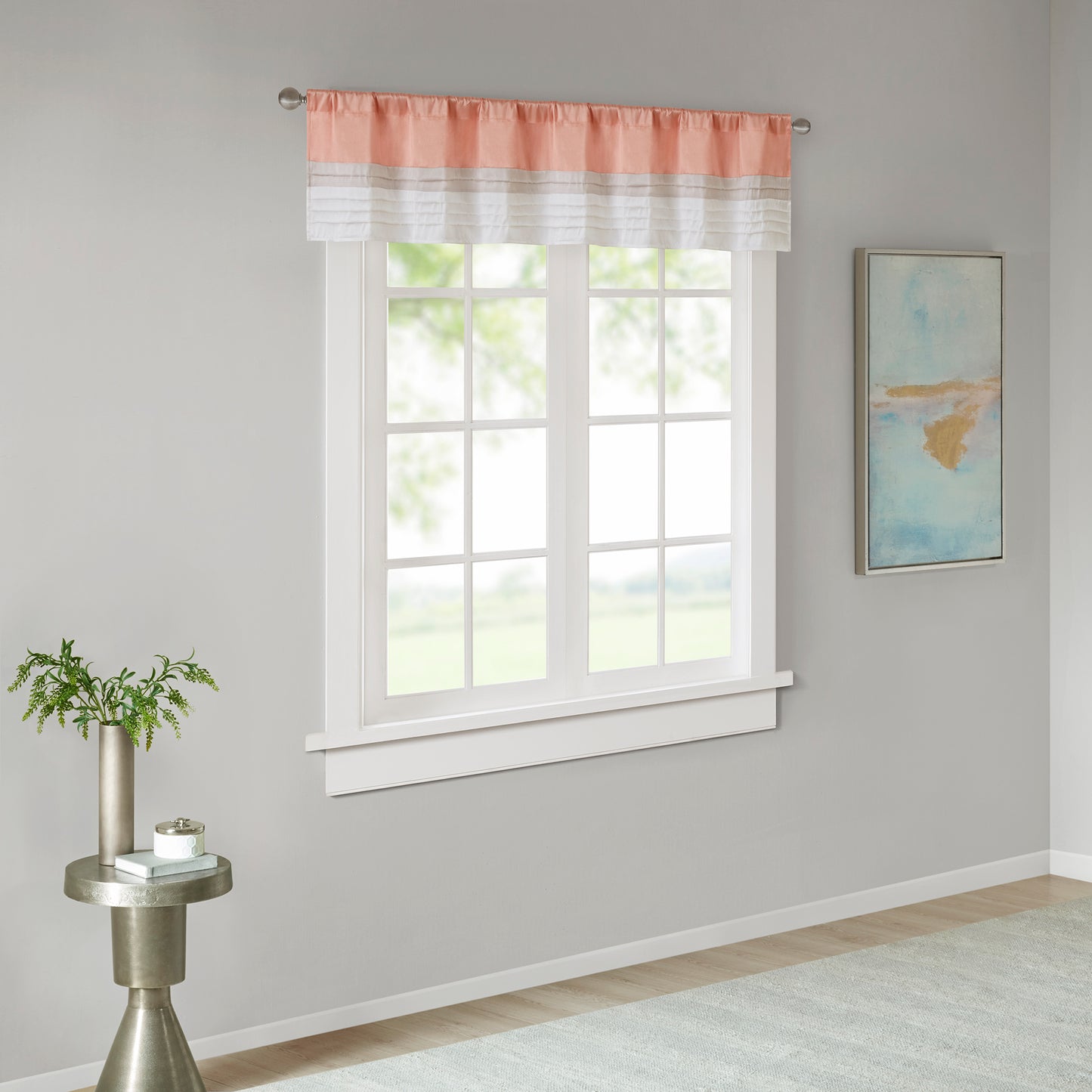 Madison Park Polyoni Pintuck Valance