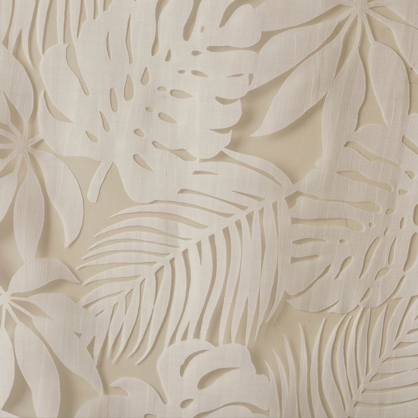 Madison Park Palm Leaf Burnout Window Sheer