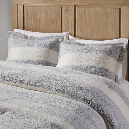 Madison Park Sherpa Comforter Set