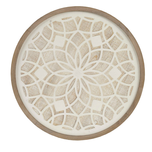 Madison Park Round Two-tone Medallion Wall Decor