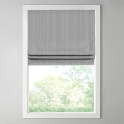 Madison Park Basketweave Room Darkening Cordless Roman Shade