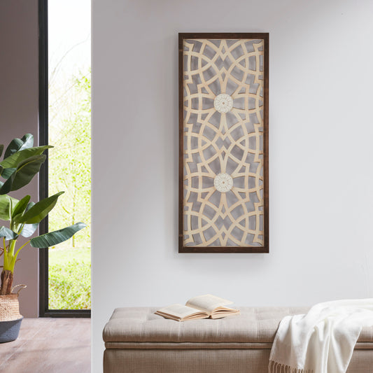 Madison Park Two-tone Geometric Wall Decor
