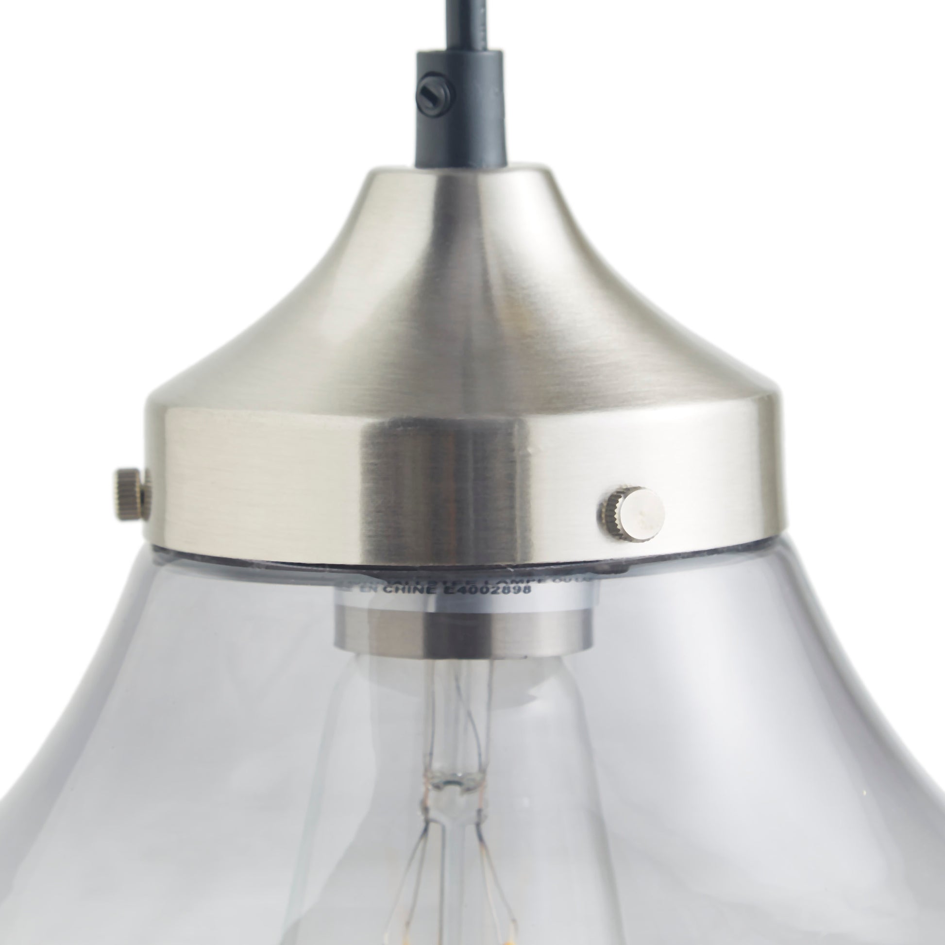 Hampton Hill Bell-Shaped Glass Pendant