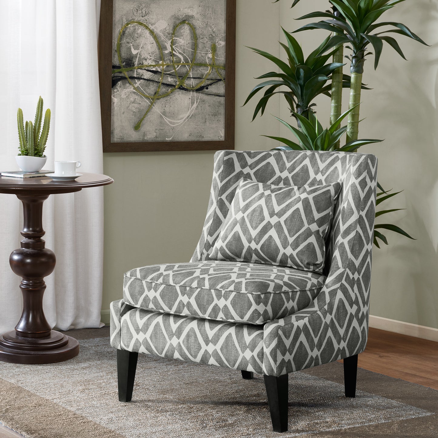 Madison Park Swoop Arm Chair