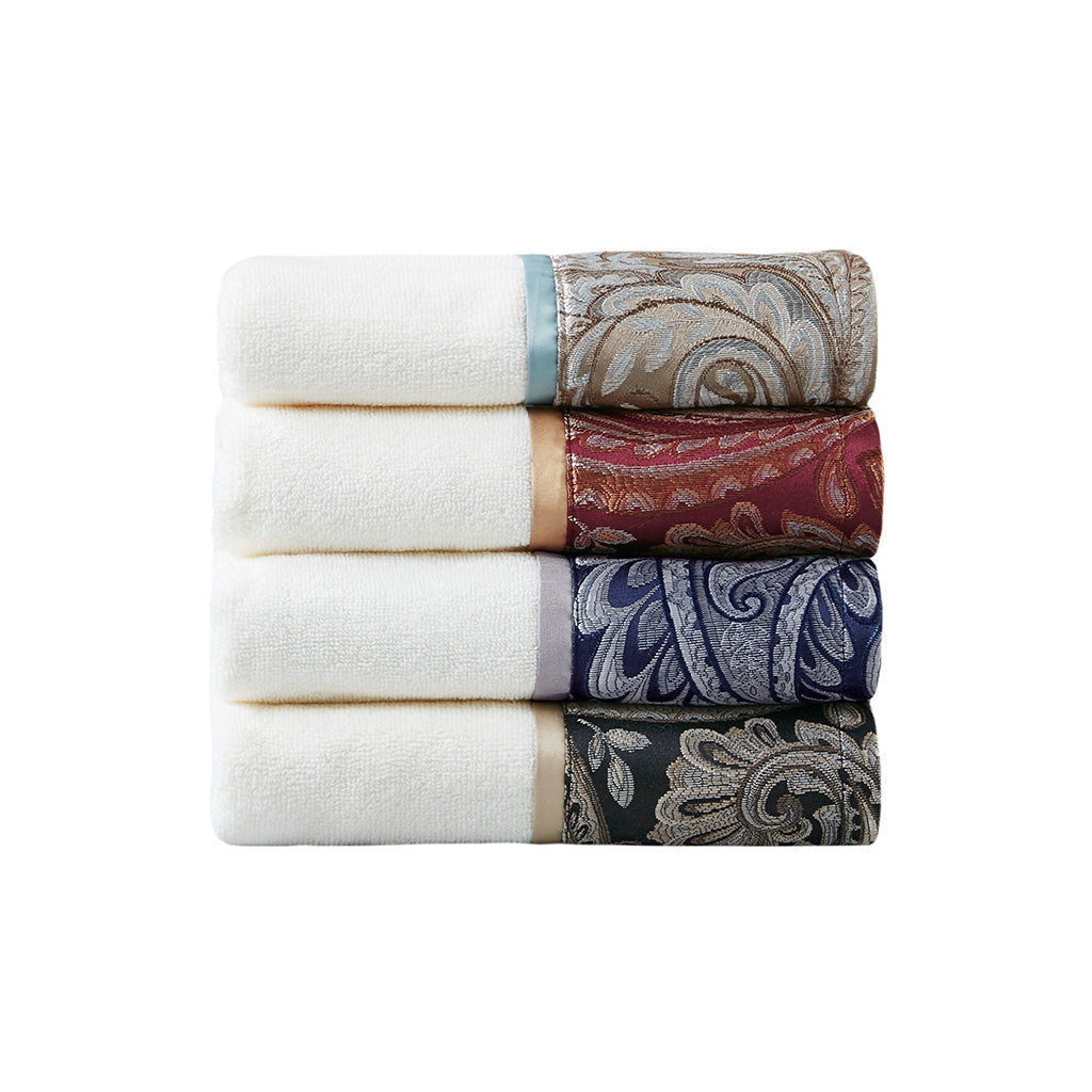 Madison Park 6 Piece Jacquard Towel Set