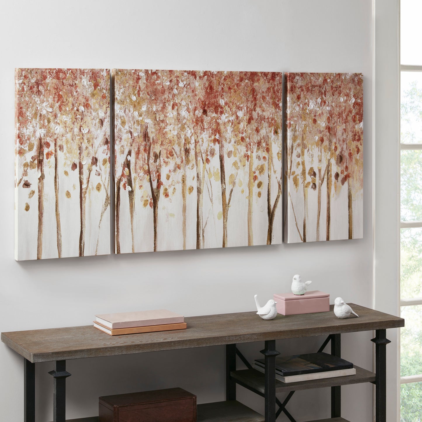 Madison Park Triptych 3-piece Textured Canvas Wall Art Set