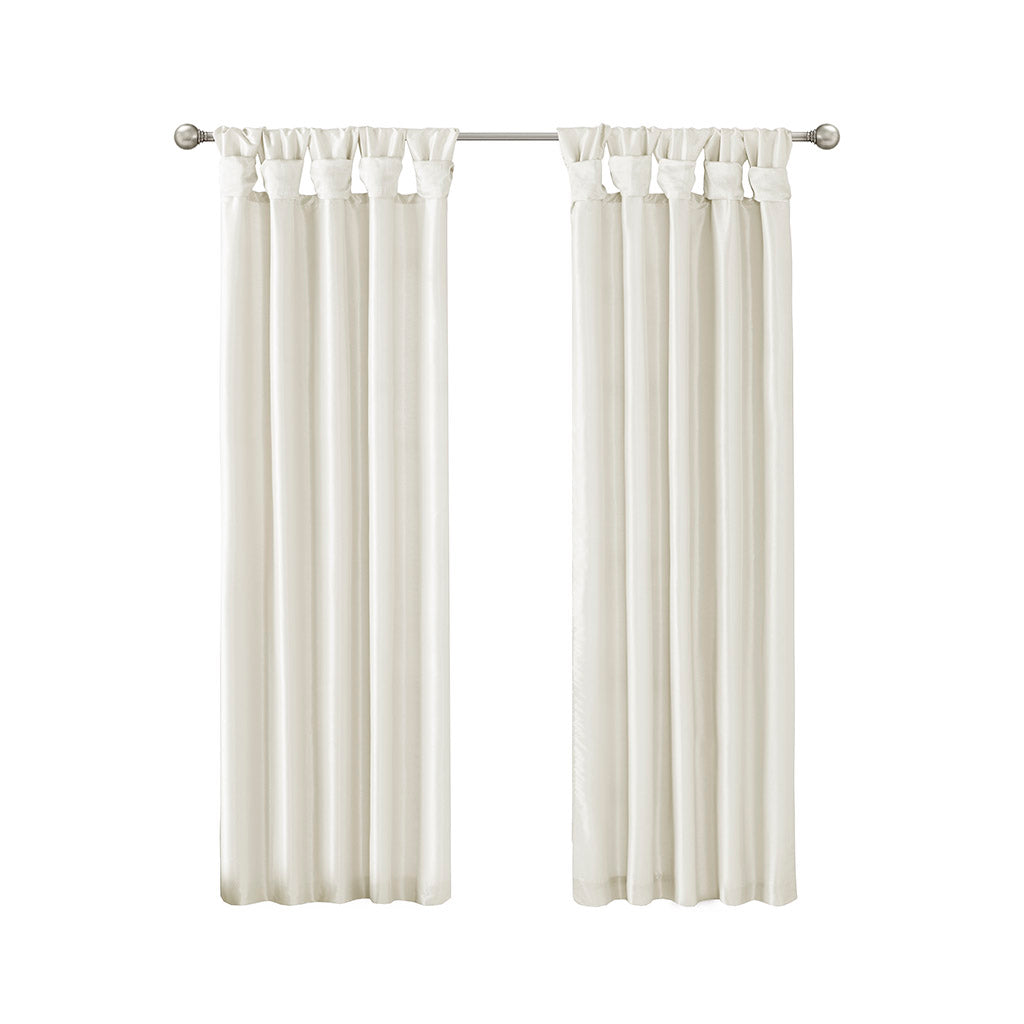 Madison Park Twist Tab Lined Window Curtain Panel