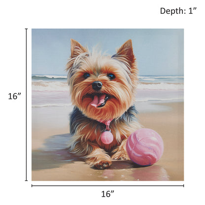 Madison Park Yorkie Canvas Wall Art