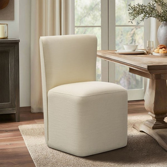 Vela Dining Chair with Castors
