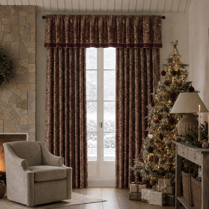 Aubrey Jacquard Curtain Panel Pair