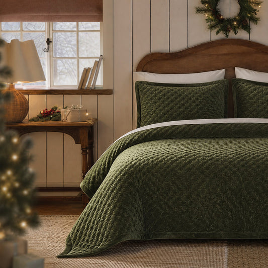 Charleston Velvet Coverlet Mini Set