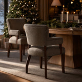 Dawson Upholstered Dining Chair with Padded Arm