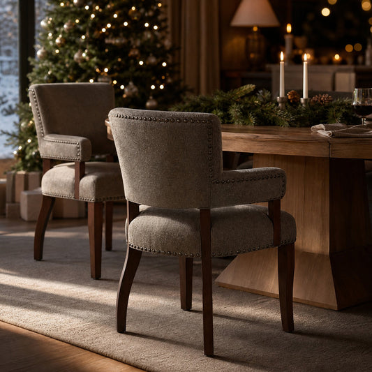 Dawson Upholstered Dining Chair with Padded Arm