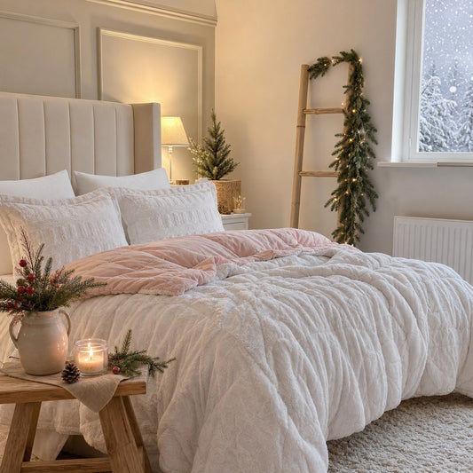 Gia Brushed Faux Fur Comforter Mini Set