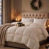 Heavy Warmth Goose Feather and Down Oversize Comforter