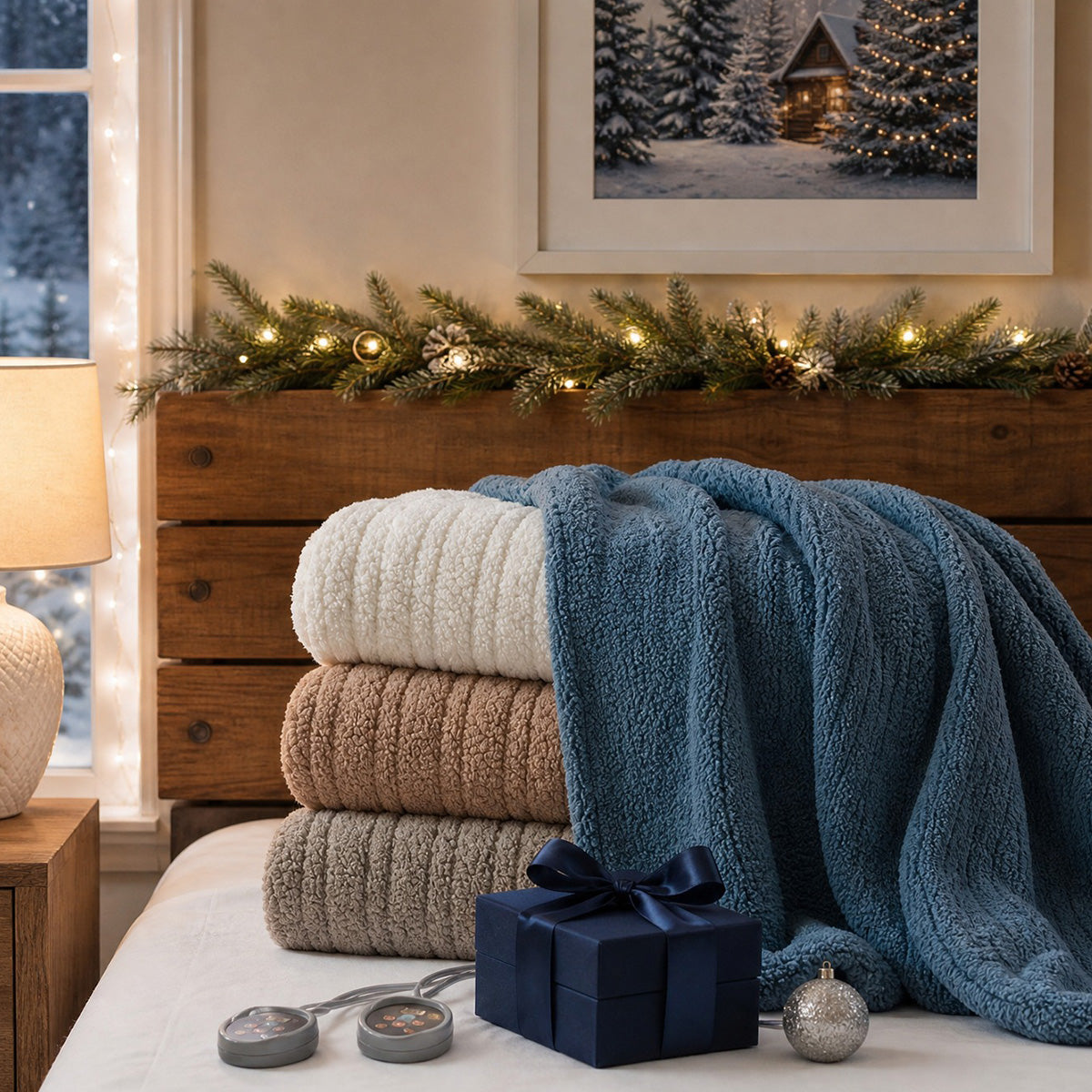 Sherpa Heated Blanket