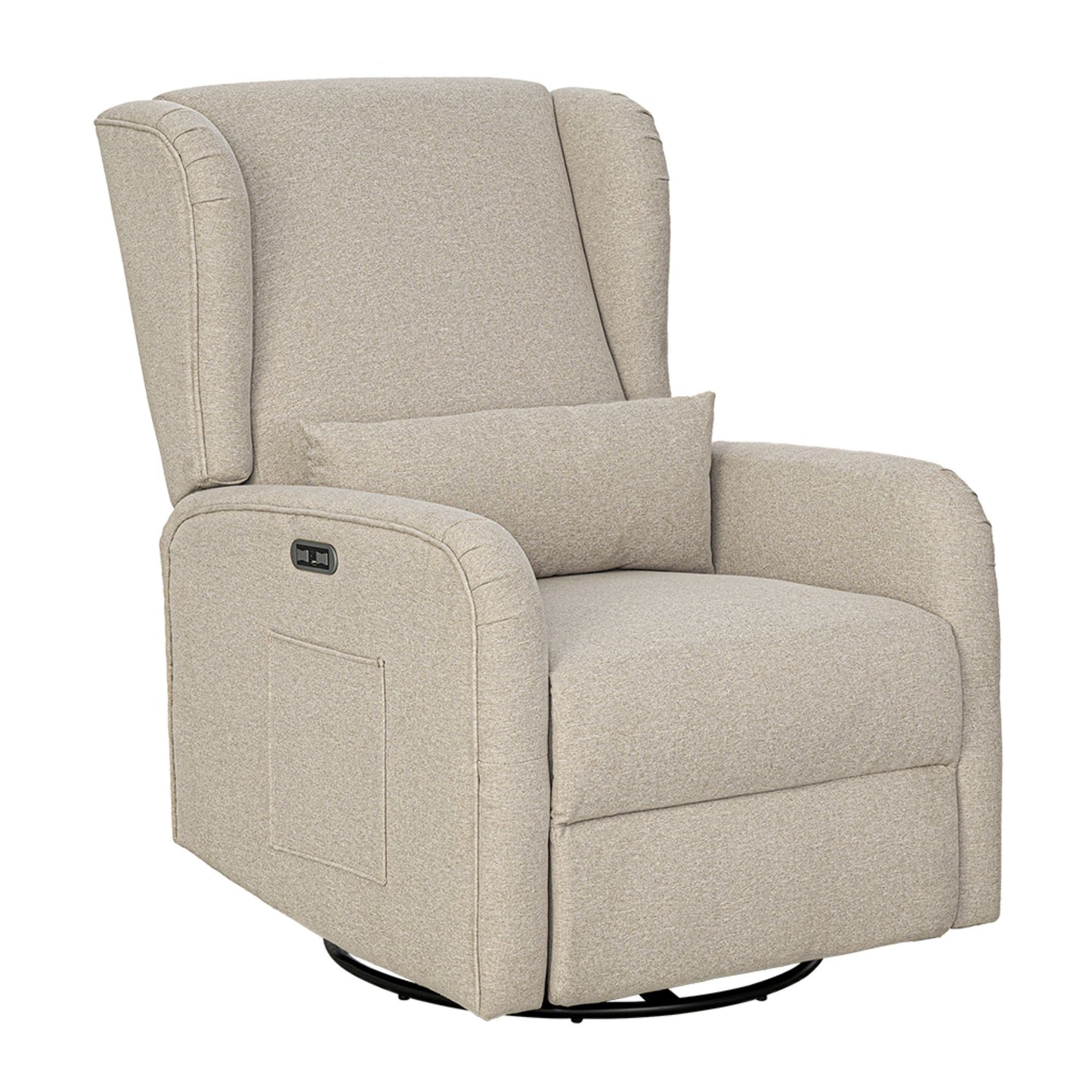 Candace Power Recliner 3-in-1 with Swivel, Glider, Charging Station