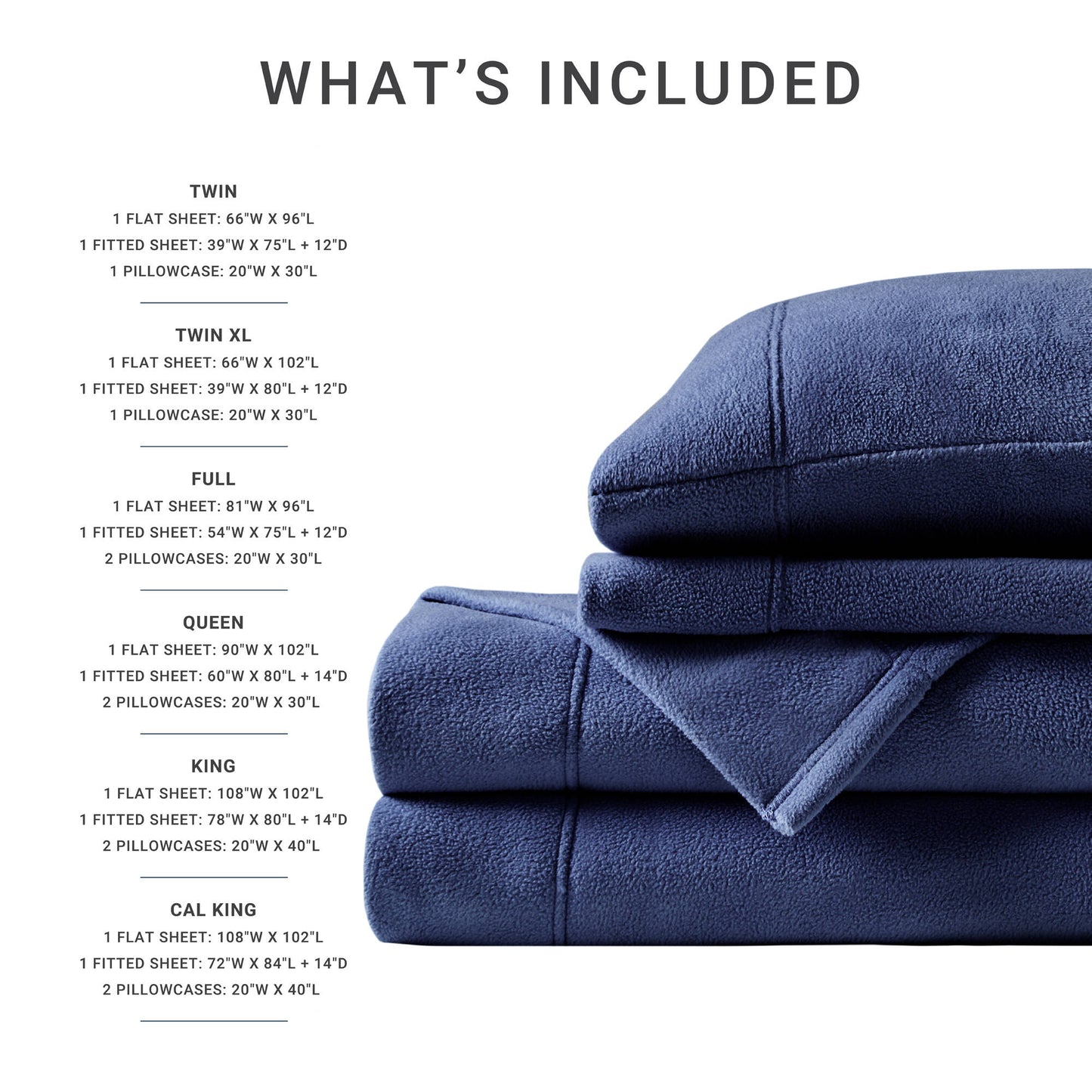 Micro Fleece Sheet Set