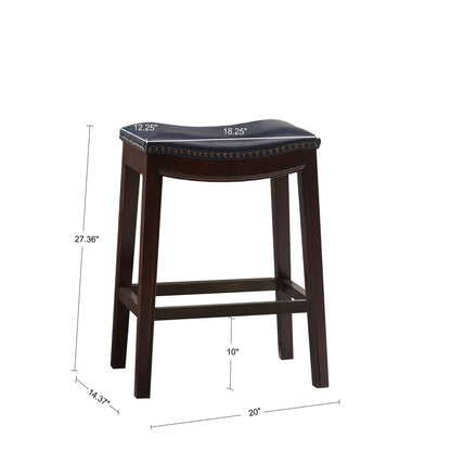 Madison Park Saddle Counter Stool