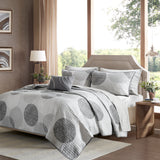 Knowles 8-Piece Quilt Set with Cotton Bed Sheets Bed in a Bag
