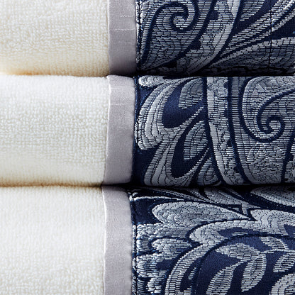 Madison Park 6 Piece Jacquard Towel Set