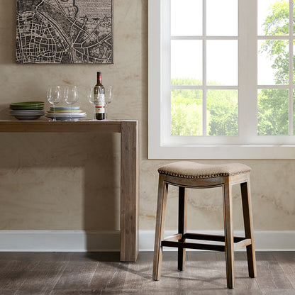 Madison Park Saddle Counter Stool