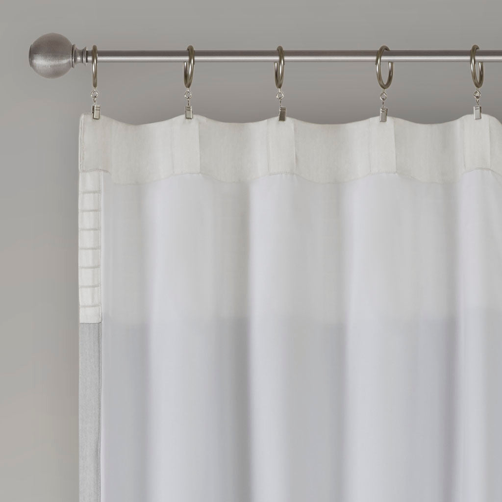 Madison Park Polyoni Pintuck Curtain Panel