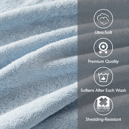 Madison Park Signature 800GSM Ultra-Soft 100% Cotton Absorbent Towel Set