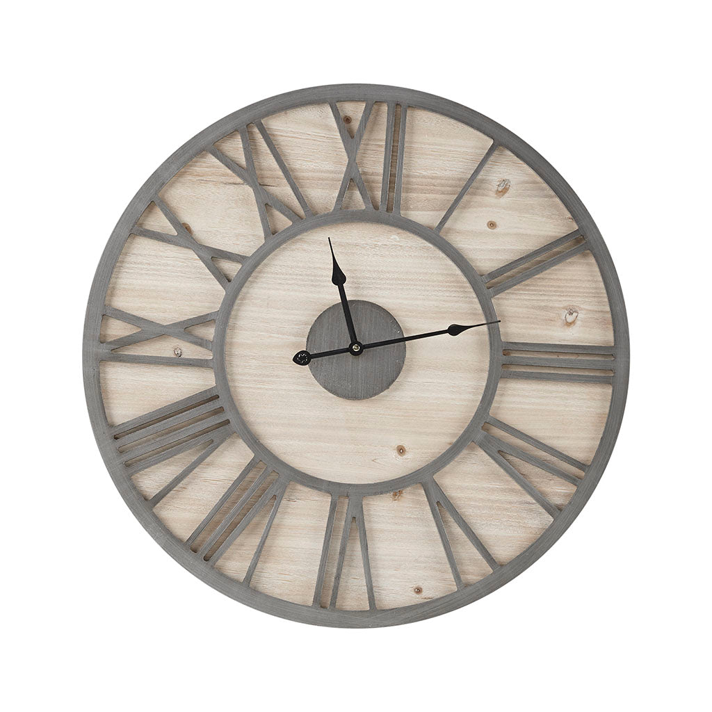 Madison Park 23.6" Wood Wall Clock