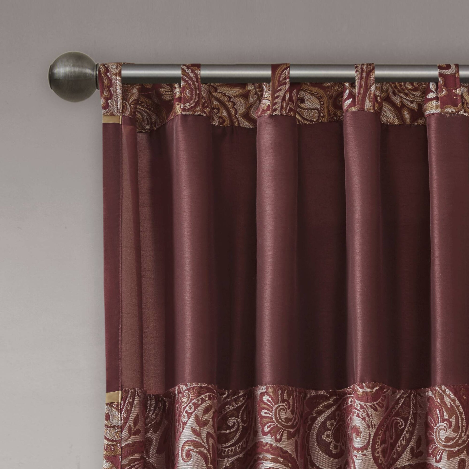 Madison Park Jacquard Curtain Panel Pair