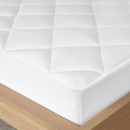 Madison Park 300 Thread Count Cotton Sateen Waterproof Mattress Pad