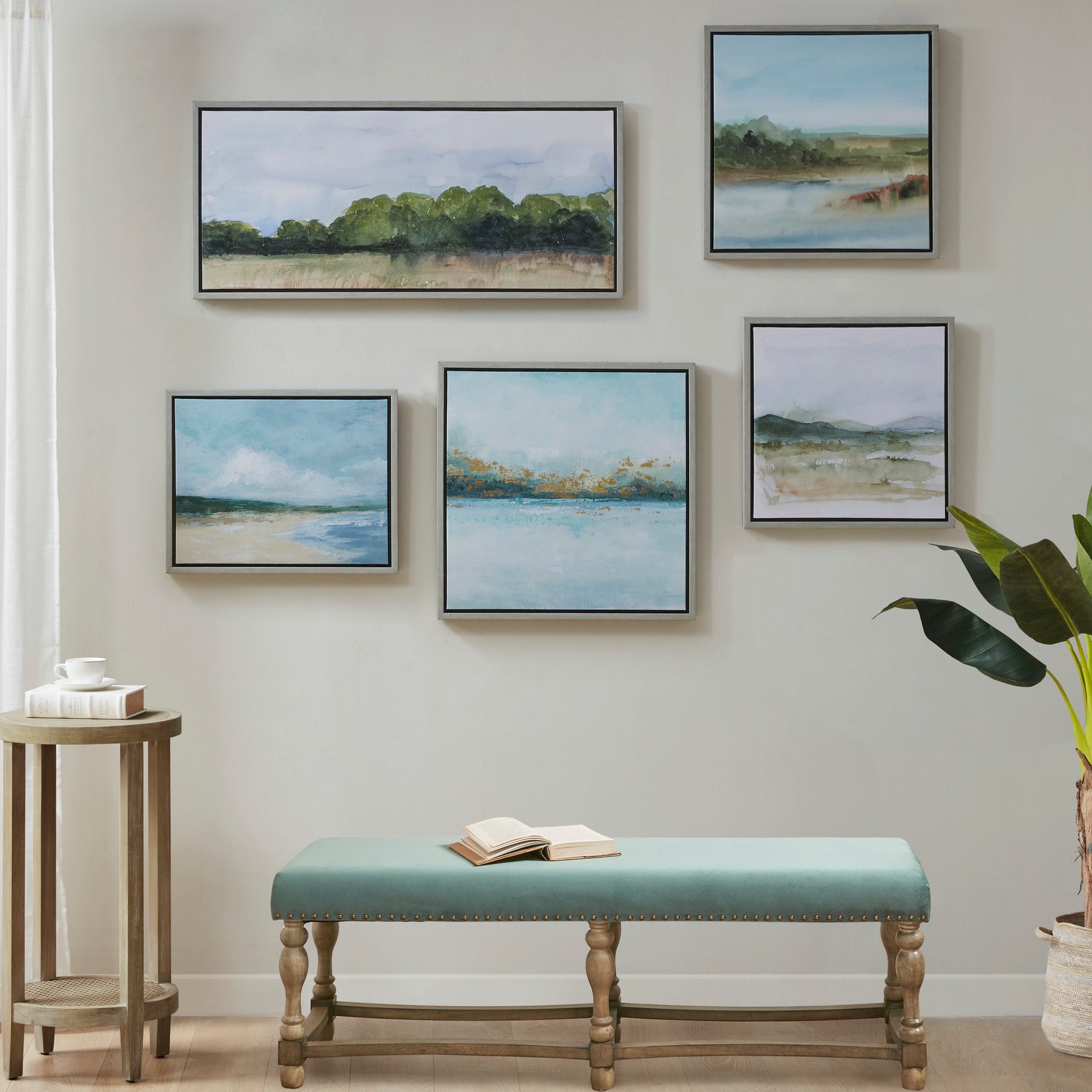 Madison Park Abstract Landscape 5-piece Gallery Canvas Wall Art Set
