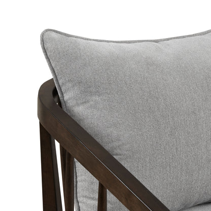 Madison Park Spindle Accent Armchair with Removable Back Pillow